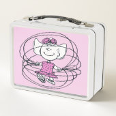 Sally Playing Jump Rope Metall Brotdose (Rückseite)