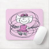 Sally Playing Jump Rope Mousepad (Mit Mouse)