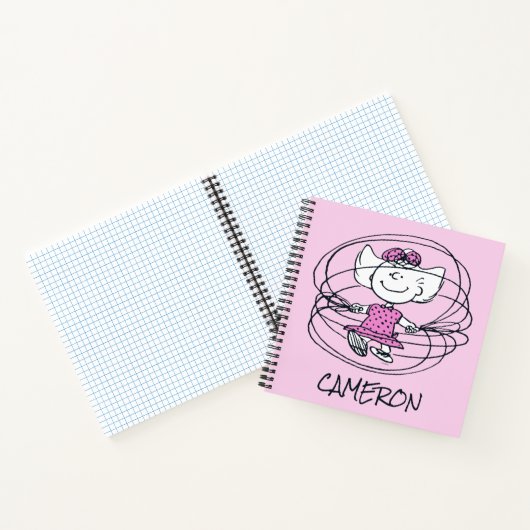 Sally Playing Jump Rope Notizblock (Innenseite)