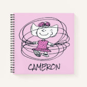 Sally Playing Jump Rope Notizblock (Vorderseite)