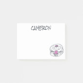 Sally Playing Jump Rope Post-it Klebezettel (Vorderseite)