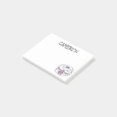 Sally Playing Jump Rope Post-it Klebezettel (angewinkelt)