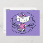 Sally Playing Jump Rope Postkarte (Vorne/Hinten)