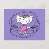 Sally Playing Jump Rope Postkarte (Vorderseite)