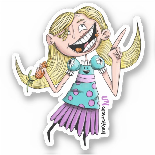Sally Ranchingson Sticker (Vorderseite)