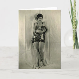 Sally Rand Foto Grußkarte zu Beginn der 1930er Jah Karte