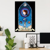 Sally Ride Memorial Poster (Heimbüro)