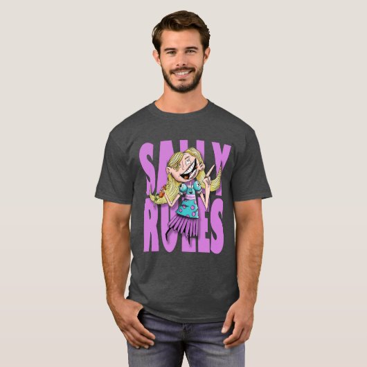 "Sally Rules!" T-Shirt (Vorne ganz)