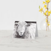 Sally the Sheep (a362) Karte (Gelbe Blume)