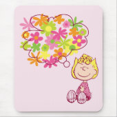 Sally Thinking of Blume Mousepad (Vorne)
