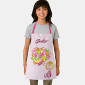 Sally Thinking of Blume | Name hinzufügen Schürze (Insitu)
