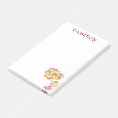 Sally Thinking of Blume Post-it Klebezettel (angewinkelt)