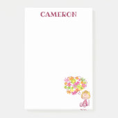 Sally Thinking of Blume Post-it Klebezettel (Vorderseite)