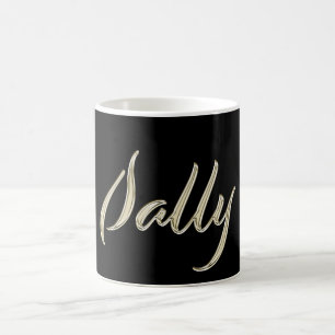 Sally white gold Handwriting Tasse Kaffeetasse