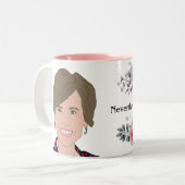 Sally Yates, "dennoch, bestand sie " fort Zweifarbige Tasse (Vorderseite Links)