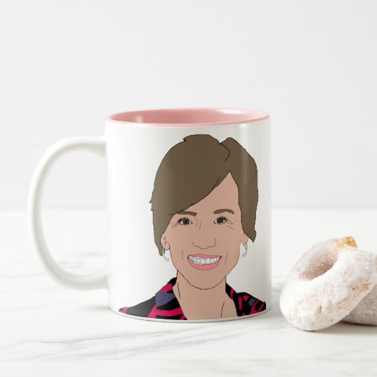 Sally Yates Zweifarbige Tasse (Mit Donut)