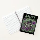 Sally's Deadly Nightshade Journal - Gothic Floral Notizblock (Innenseite)