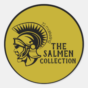 Salmen Highschool Aufkleber-Aufkleber SHS Slidell, Runder Aufkleber
