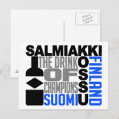 Salmiakki Kossu Postkarte (Vorne/Hinten)