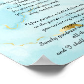 Salmo 23 citas bíblicas poster (Ecke)