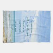 Salmo 27 Jehova Luz Salvación Verso Bíblico Geschirrtuch (Horizontal)