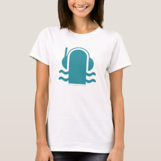 Salmo-Logo-Damen weiße Bady Puppe T-Shirt