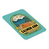 Salmon Arm British Columbia Canada Souvenir Magnet (Rechte Seite)