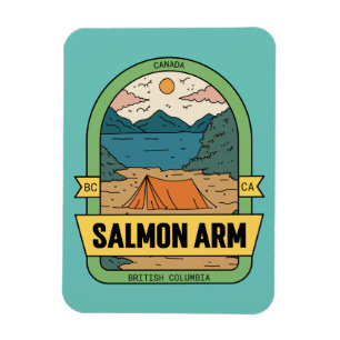 Salmon Arm British Columbia Canada Souvenir Magnet