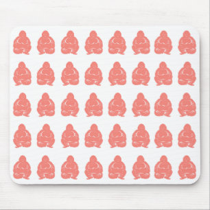 Salmon Asian Moods Buddha Boys Mousepad