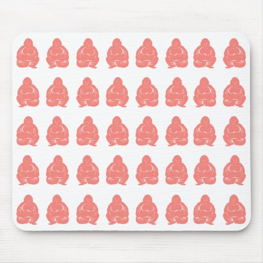Salmon Asian Moods Buddha Boys Mousepad (Vorne)