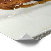 Salmon Dinner Photo Poster  (Ecke)