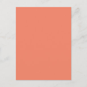 Salmon #F38367, Pink Daisy Feiertagspostkarte