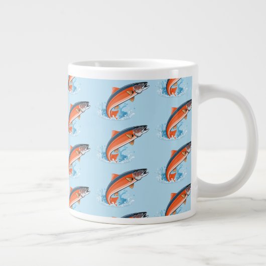 Salmon fish Jumbo-Tasse (Rechts)