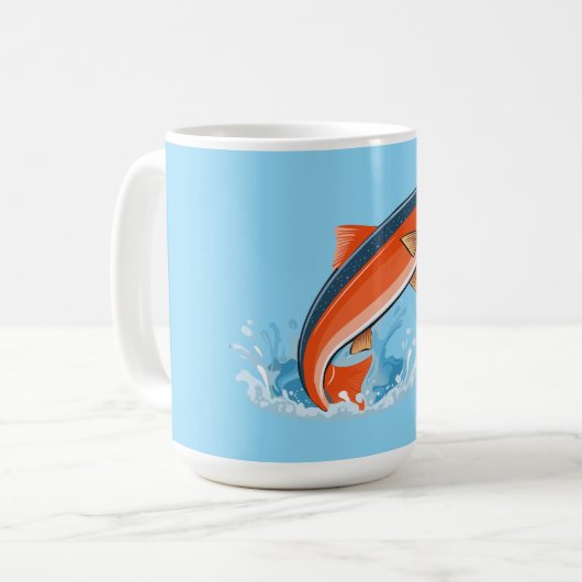 Salmon fish kaffeetasse (Vorderseite Links)