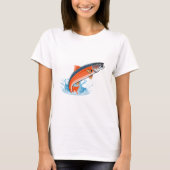 Salmon fish T-Shirt (Vorderseite)