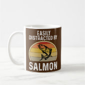 Salmon Fisherman Easily Distracted by Fishing Kaffeetasse (Links)