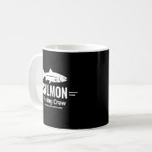 Salmon Fishing Crew River Hunter Kaffeetasse (Vorderseite Links)