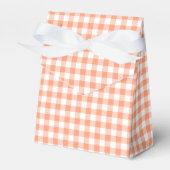 Salmon Gingham Geschenkschachtel (Vorderseite)