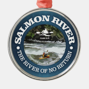 Salmon River (c) Ornament Aus Metall