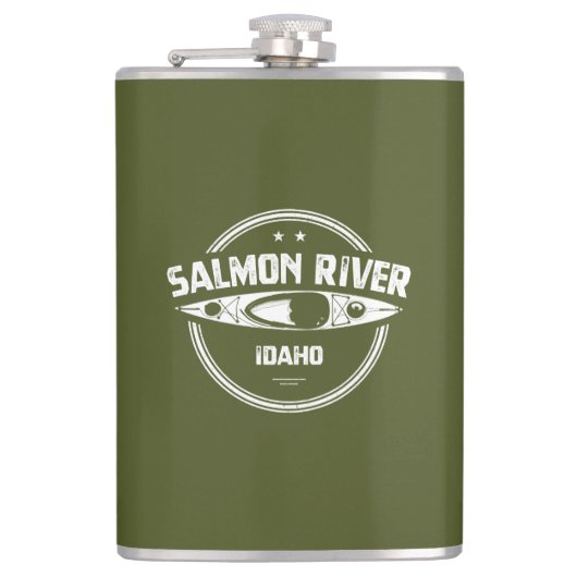 Salmon River Idaho Flachmann (Vorderseite)