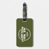 Salmon River Idaho Gepäckanhänger (Rückseite vertikal)