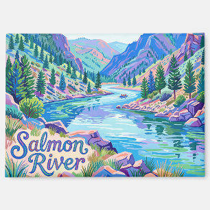 Salmon River Idaho Magnet