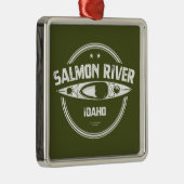 Salmon River Idaho Ornament Aus Metall (Rechts)