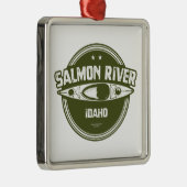Salmon River Idaho Ornament Aus Metall (Rechts)
