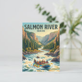 Salmon River Idaho Postkarte (Stehend Vorderseite)
