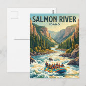 Salmon River Idaho Postkarte (Vorne/Hinten)
