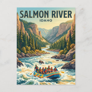 Salmon River Idaho Postkarte