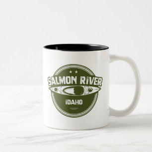 Salmon River Idaho Zweifarbige Tasse