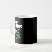 Salmon Steelhead Merry Fishmas Christmas King Trou Kaffeetasse (Vorderseite Links)
