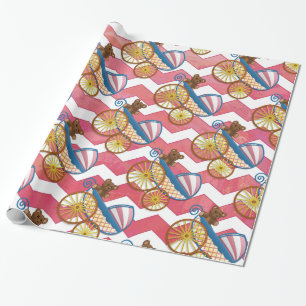 Salmon Swirl Baby Stuff Geschenkpapier